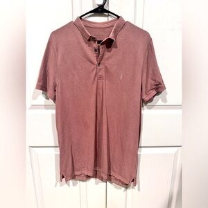 All Saints Reform Short Sleeve Polo Shirt Men’s Large